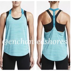 Nike DriFIT Elastika Y-back Loose Training Tank Top Athletic Racerback Size XL